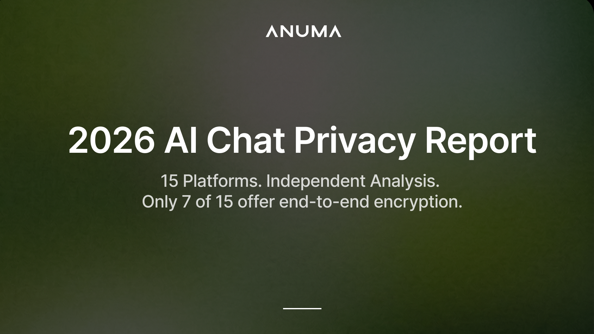 2026 AI Chat Privacy Report: How 15 Leading Platforms Handle Your Data