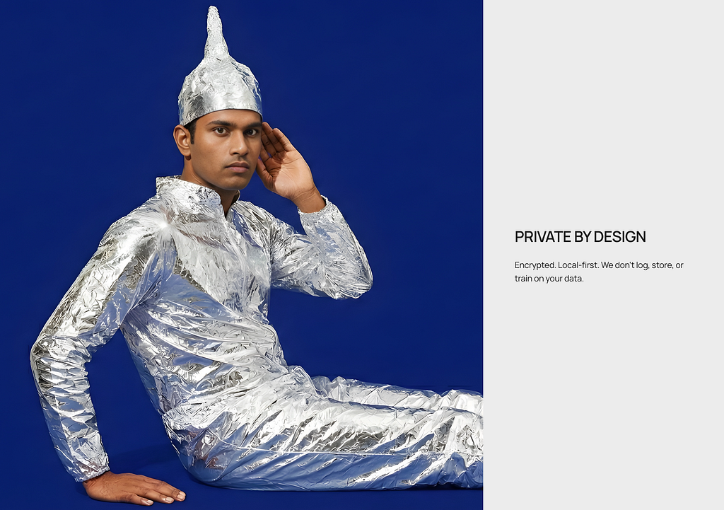 Private by Design — your memory is encrypted and local-first