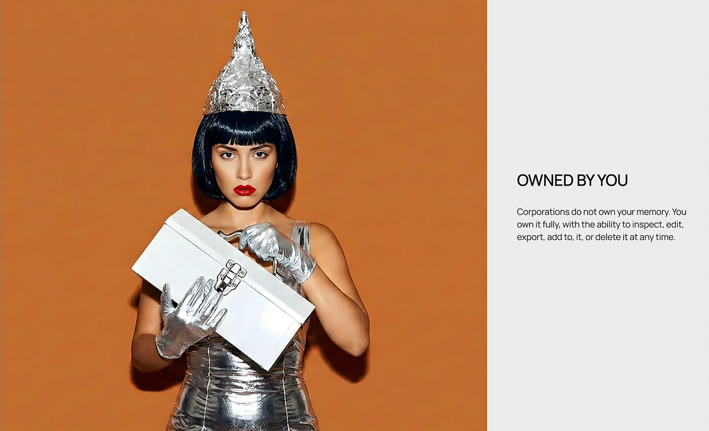 Owned by You — full control over your memory